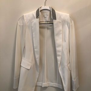 White summer suit jacket